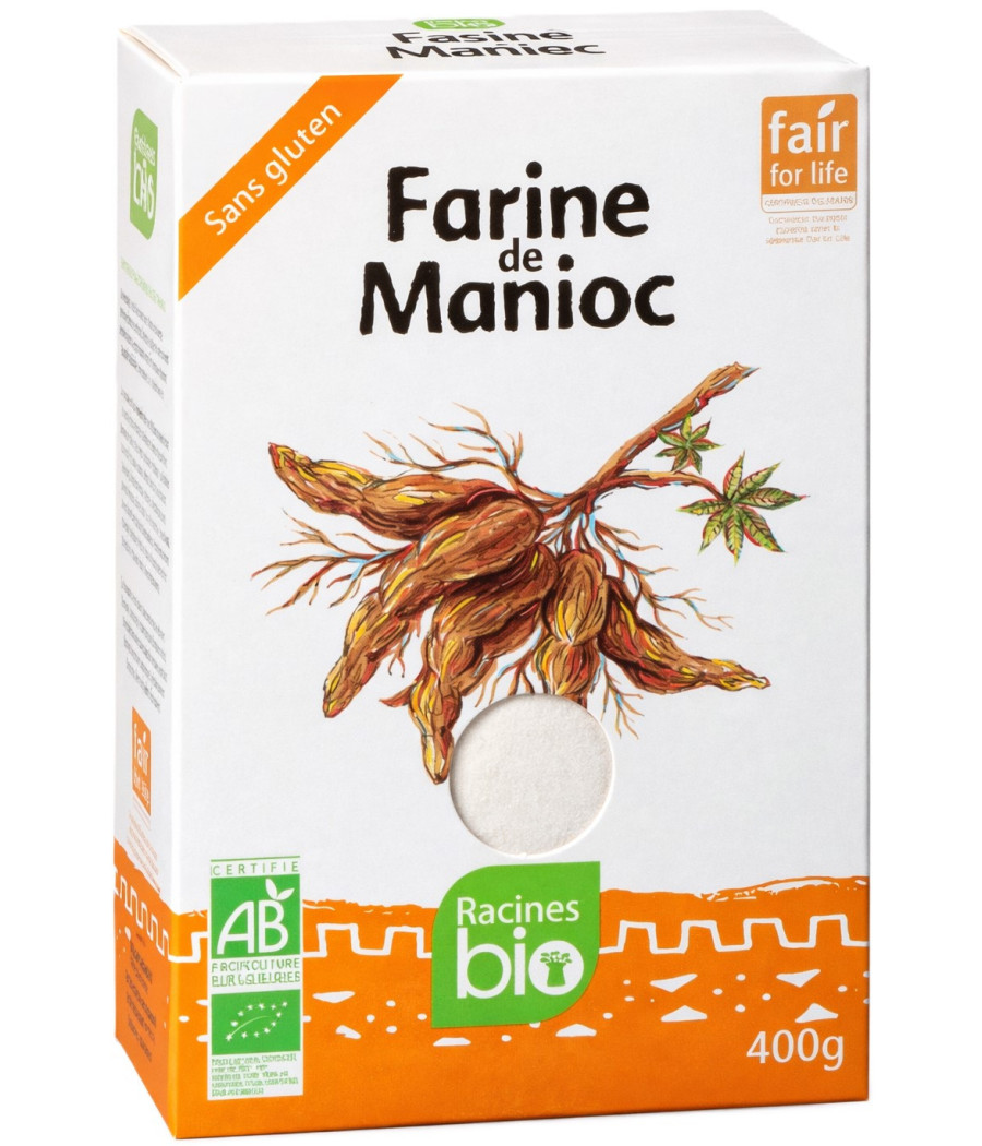 FARINE DE MANIOC RACINE BIO 400G