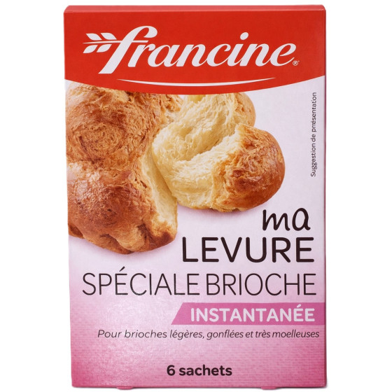 LEVURE SPECIALE BRIOCHE FRANCINE 6 X 7G