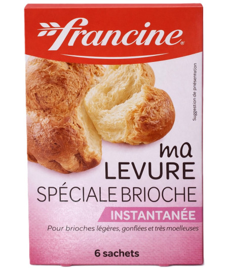 LEVURE SPECIALE BRIOCHE FRANCINE 6 X 7G