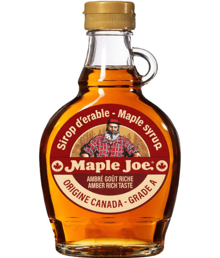 SIROP D'ERABLE AMBRE GOUT RICHE MAPLE JOE 190ML