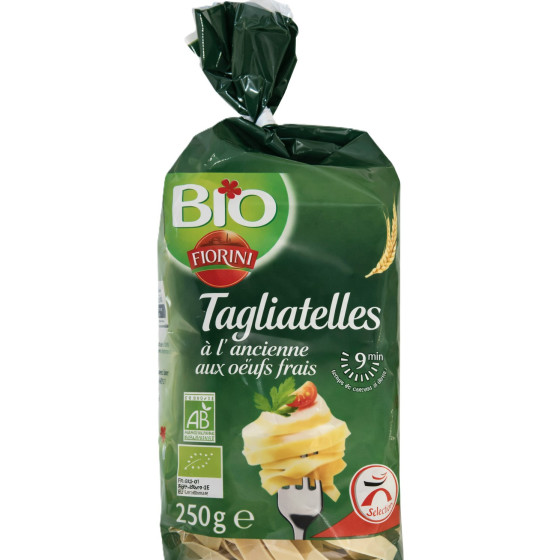TAGLIATELLES BIO A L'ANCIENNE FIORINI 250G