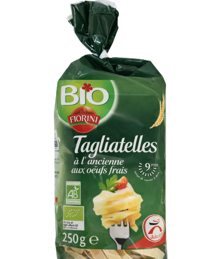 TAGLIATELLES BIO A L'ANCIENNE FIORINI 250G