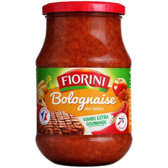 SAUCE BOLOGNAISE AUX EPICES FIORINI 420G