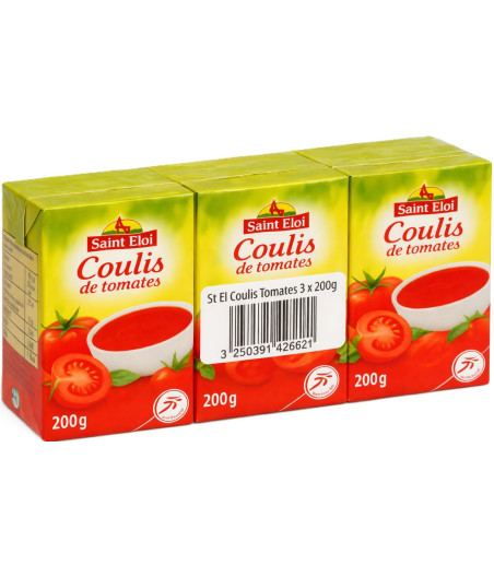 COULIS DE TOMATES SAINT ELOI 3X 600G