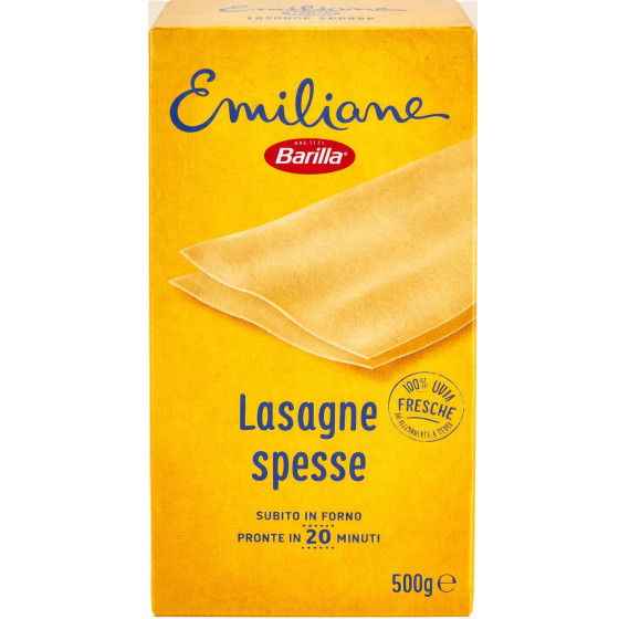 PATES LASAGNE EMILIANE BARILLA 500G