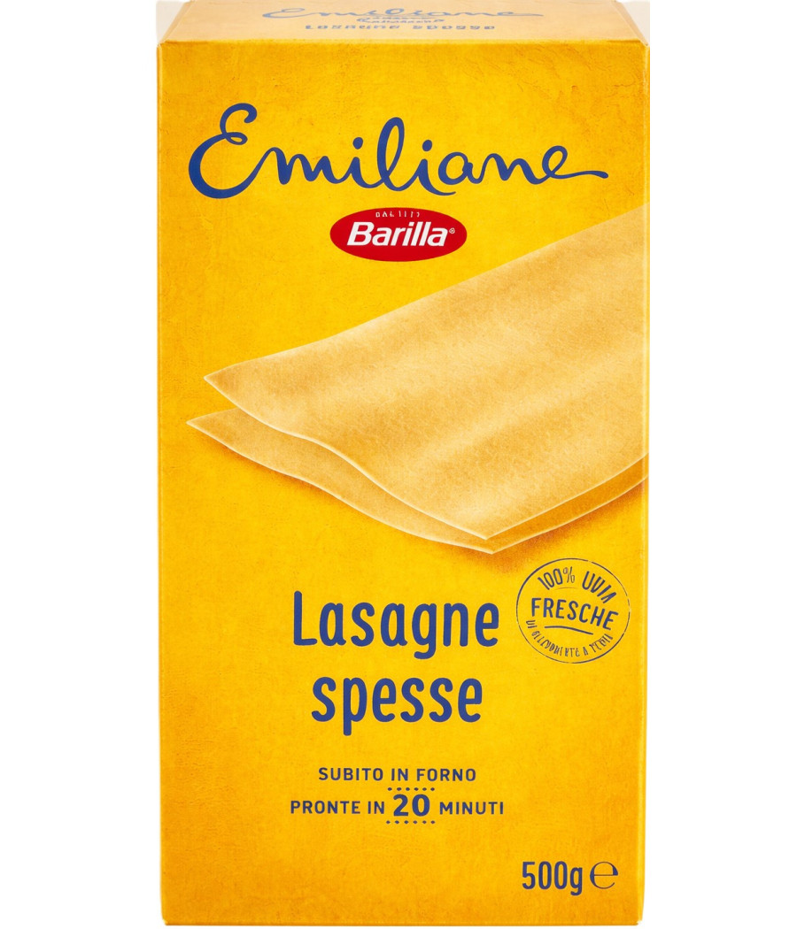 PATES LASAGNE EMILIANE BARILLA 500G