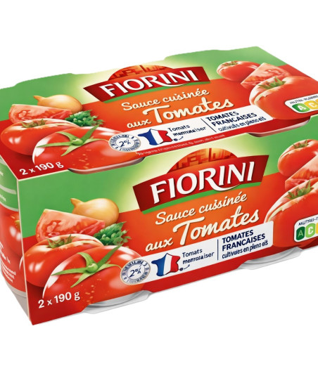 SAUCE TOMATE FIORINI 2X190G