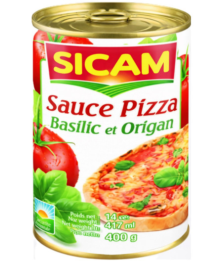 SAUCE PIZZA BASILIC ORIGAN SICAM 400G