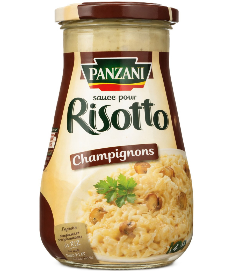 SAUCE POUR RISOTTO CHAMPIGNONS PANZANI 370G