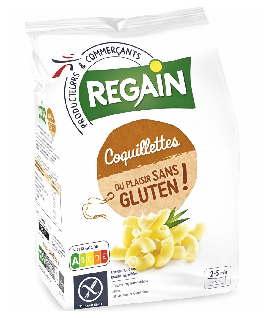 COQUILLETTES SANS GLUTEN REGAIN 500G
