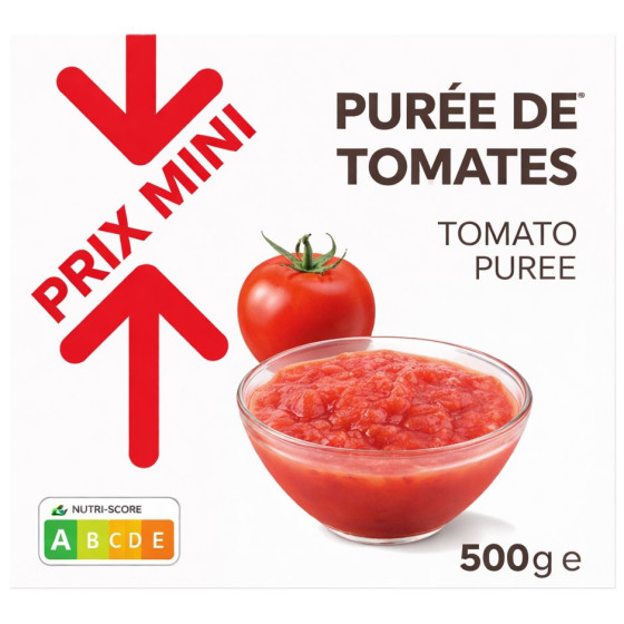 PUREE DE TOMATES PRIX MINI 500G