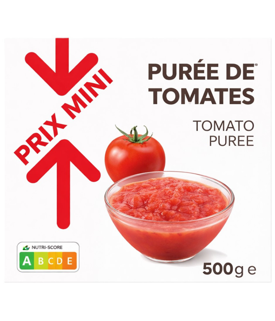 PUREE DE TOMATES PRIX MINI 500G