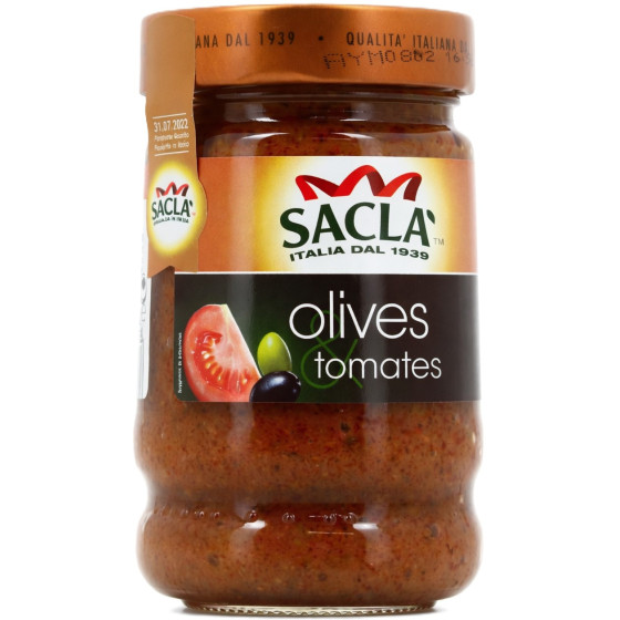 SAUCE AUX OLIVES ET TOMATES SACLA 190 G