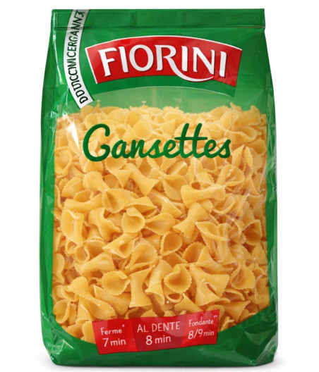 PATES DE QUALITE SUPERIEURE GANSETTES FLORINI 500 G