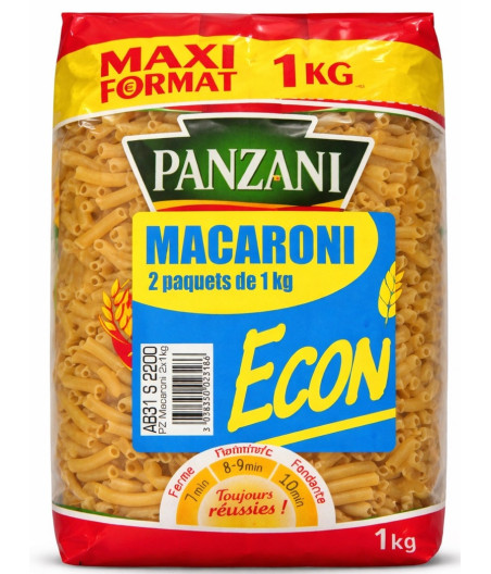 MACARONI PANZANI 2 X 1 KG
