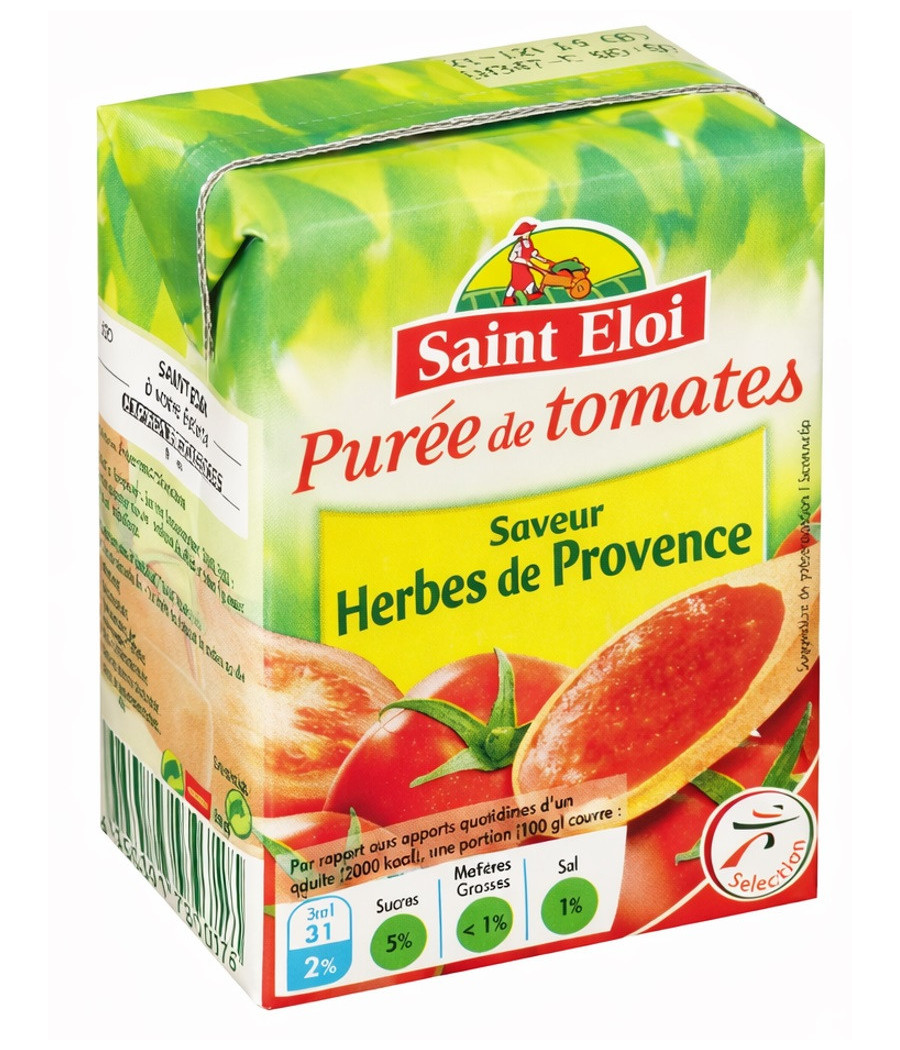 PUREE DE TOMATES SAVEUR HERBES DE PROVENCE SAINT ELOI 200G