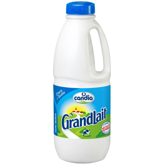 LAIT DEMI ECREME CANDIA 1L