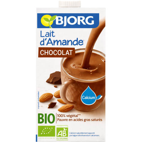 LAIT D'AMANDES AU CHOCOLAT BJORG 270G