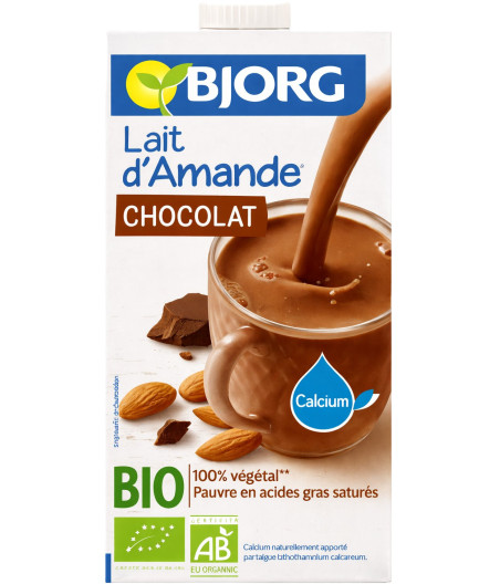 LAIT D'AMANDES AU CHOCOLAT BJORG 270G