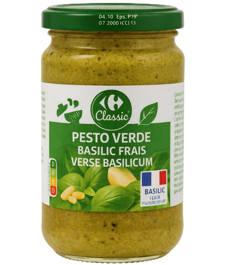 SAUCE PESTO VERDE BASILIC FRAIS 190G