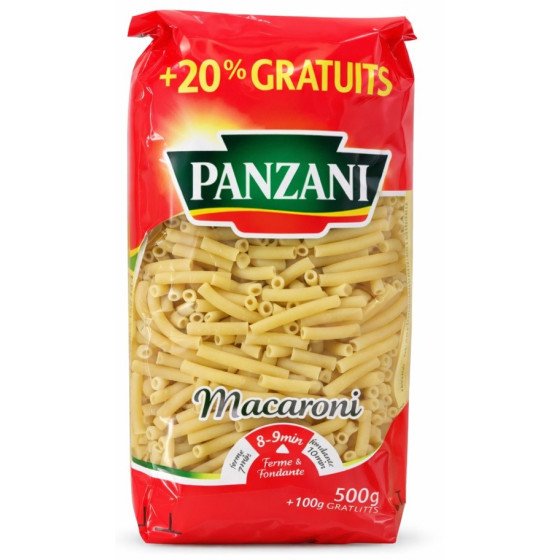 PATES MACARONI PANZANI 500G