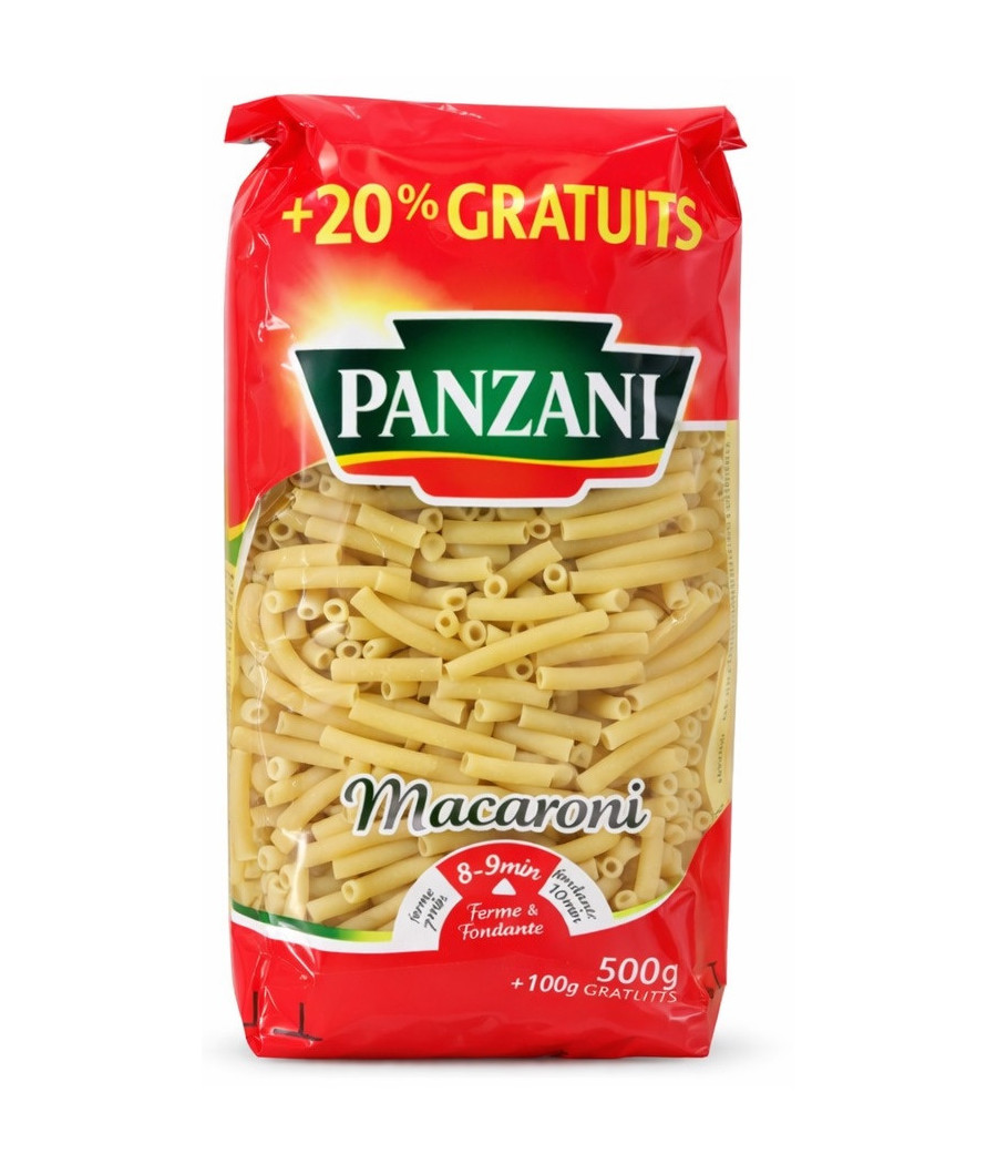 PATES MACARONI PANZANI 500G