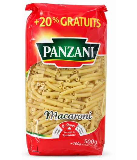 PATES MACARONI PANZANI 500G