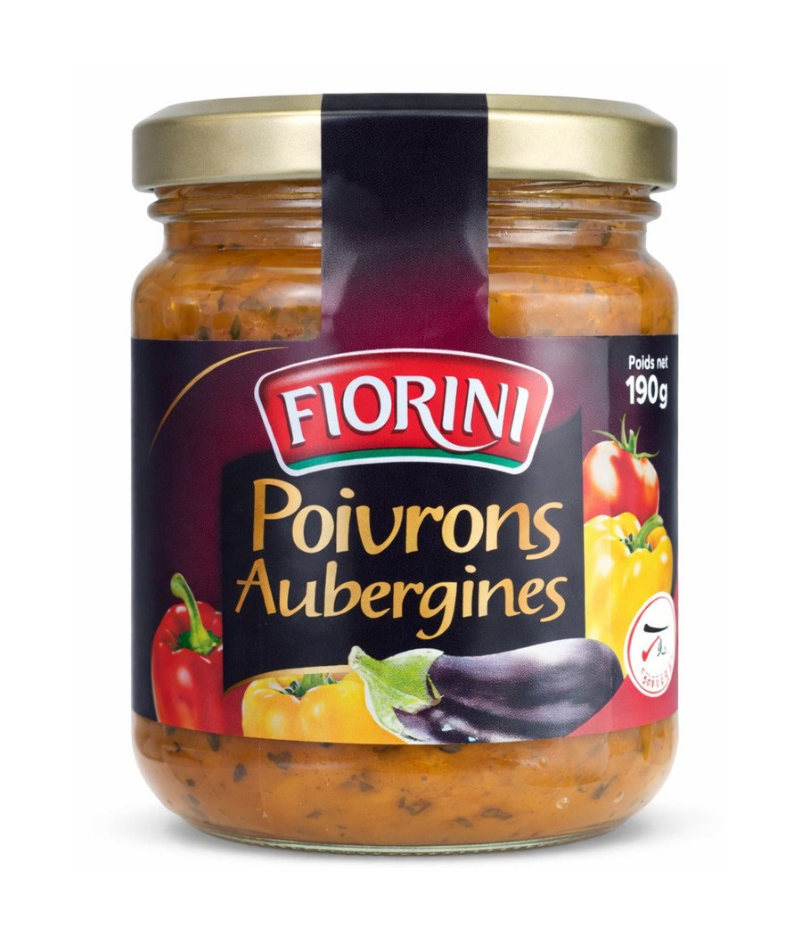 SAUCE POIVRONS AUBERGINES FIORINI 190G