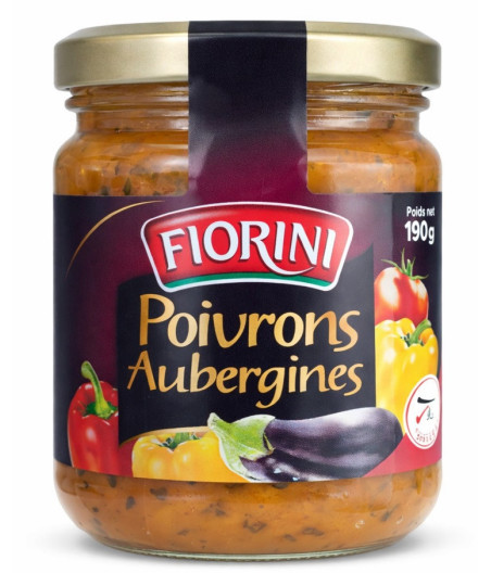 SAUCE POIVRONS AUBERGINES FIORINI 190G