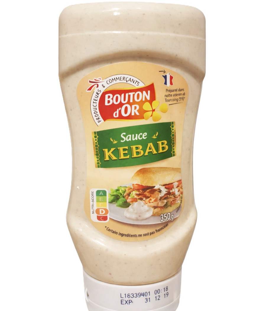 SAUCE KEBAB BOUTON D'OR 350G
