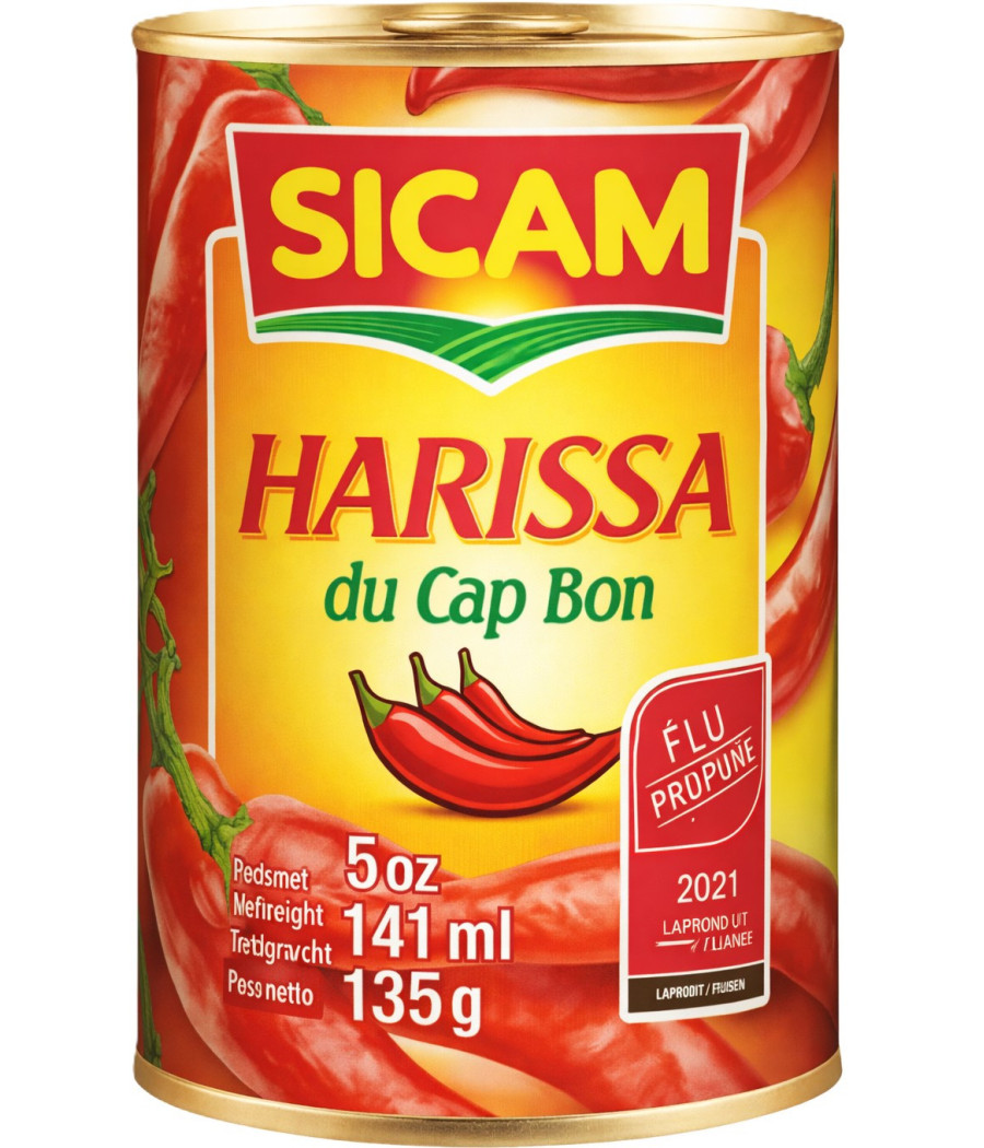 HARISSA SICAM DU CAP BON 135G