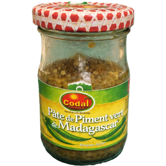PÂTE DE PIMENTS VERT DE MADAGASCAR CODAL 100G