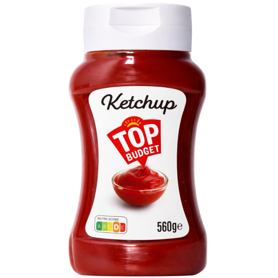 SAUCE KETCHUP TOP BUDGET 560G