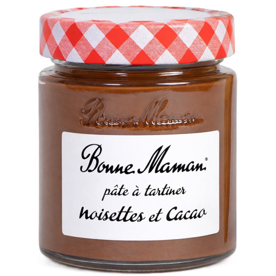 PATE A TARTINER AUX NOISETTES ET AU CACAO BONNE MAMAN  250G