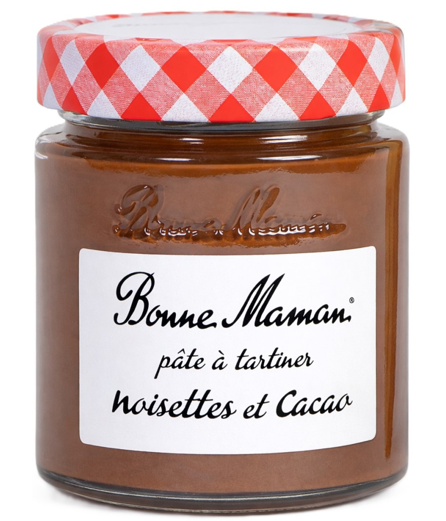 PATE A TARTINER AUX NOISETTES ET AU CACAO BONNE MAMAN  250G