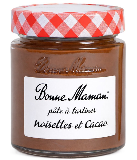 PATE A TARTINER AUX NOISETTES ET AU CACAO BONNE MAMAN  250G