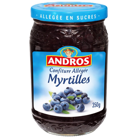 CONFITURE MYRTILLES ANDROS 350G