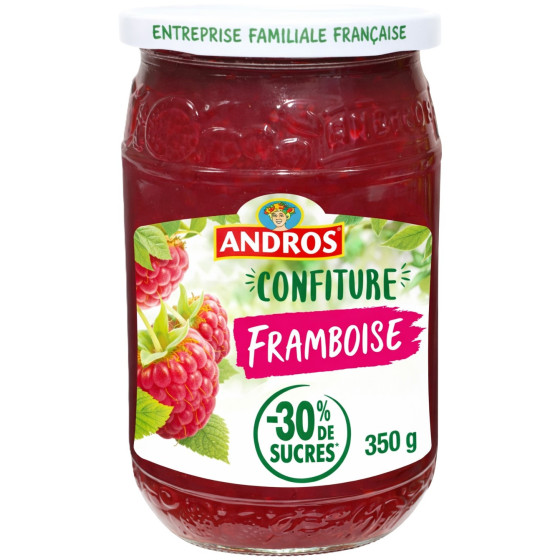 CONFITURE FRAMBOISE ANDROS 350G