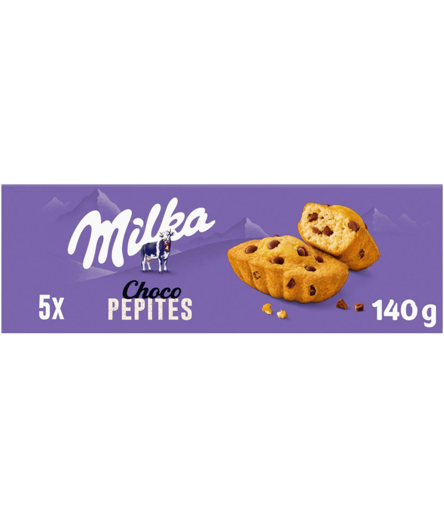 GATEAUX MOELLEUX AUX PEPITES DE CHOCOLAT MILKA 140G