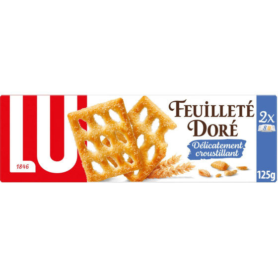 BISCUIT FEUILLETES LU 125G