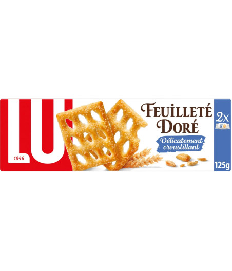BISCUIT FEUILLETES LU 125G