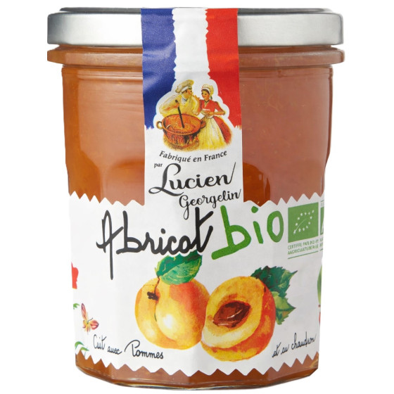 CONFITURE ABRICOT BIO LUCIEN GEORGELIN 320G