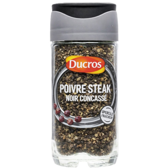 POIVRE STEAK NOIR CONCASSE DUCROS 38G