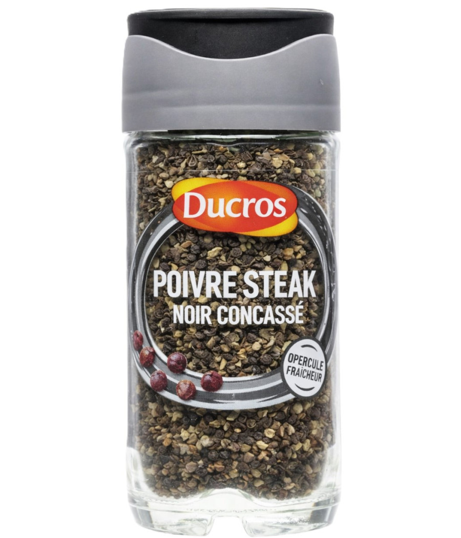 POIVRE STEAK NOIR CONCASSE DUCROS 38G