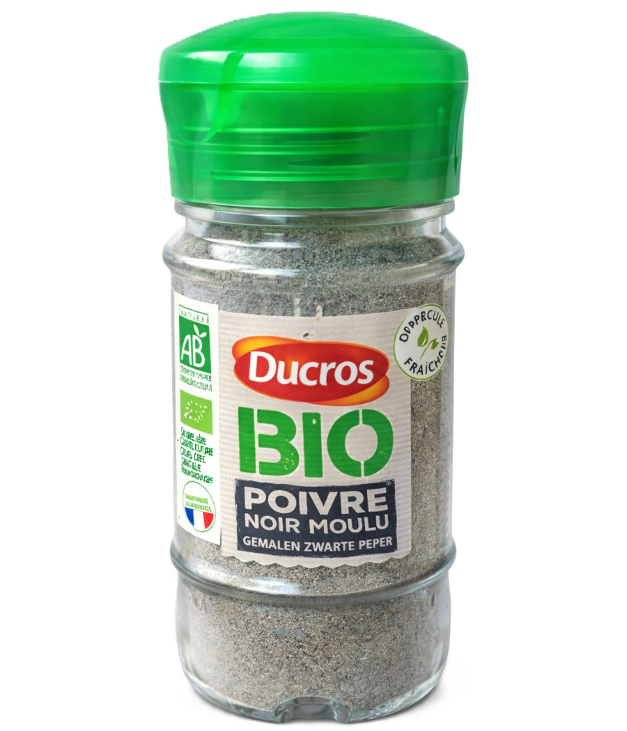 POIVRE NOIR MOULU BIO DUCROS 43G