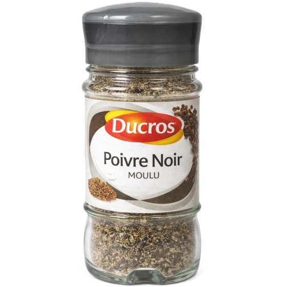 POIVRE NOIR MOULU DUCROS 38G