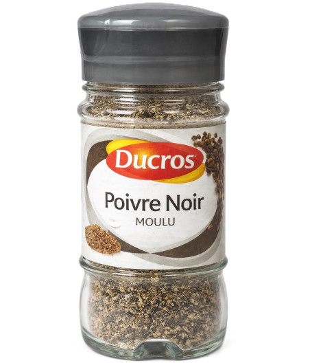 POIVRE NOIR MOULU DUCROS 38G