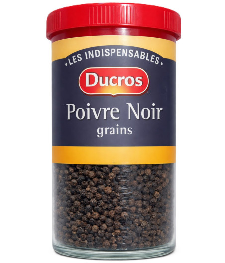POIVRE NOIR GRAINS DUCROS 100G
