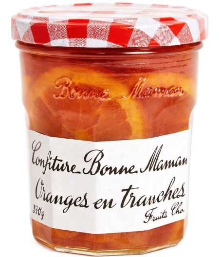 CONFITURE ORANGE EN TRANCHES BONNE MAMAN 370G