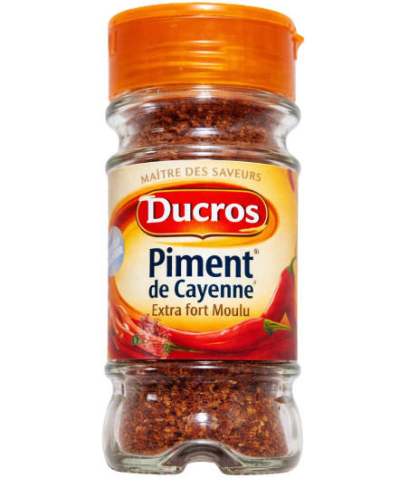 PIMENT DE CAYENNE EXTRA FORT MOULU DUCROS 38G